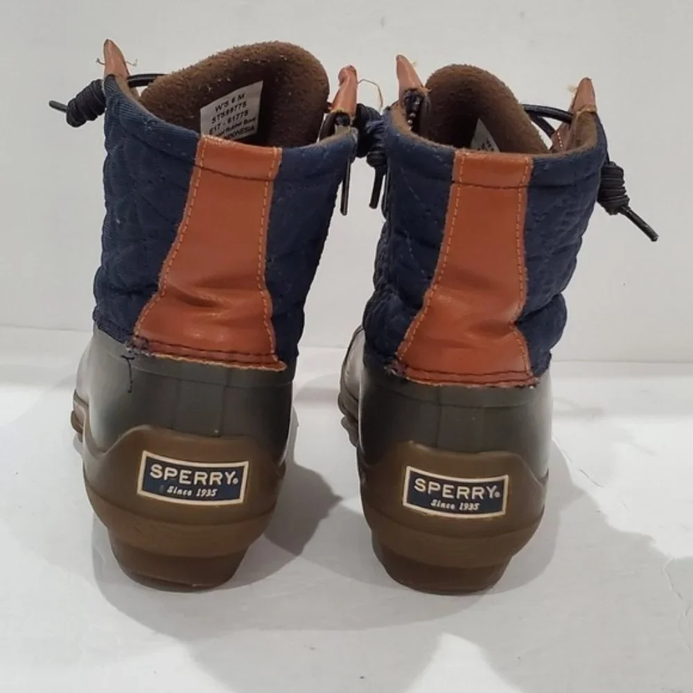 Sperry sts99775 womens size 6 rainbow snowboot duckboots
